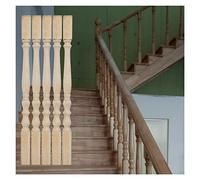 DRDQFF Balaustres de Madera for pasillos, jardín, casa, 95 cm (37,4 Pulgadas), Paquete de 1, 5, 10 y 20 Unidades(95cm/37.4in 5 Pack)