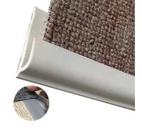 DRDQFF Tira de transición Flexible for Proteger Bordes de alfombras: moldura Antideslizante Personalizable for Puertas y umbrales (1-10 m)(Beige,Length 3m(9.8ft))