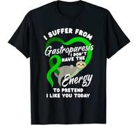 drdSED66DD I Suffer from Gastroparesis Gastroparesis T-Shirt Black S