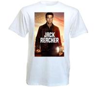 drdSED66DD Jack Reacher v.1 Movie Poster T Shirt White S
