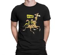 drdSED66DD Lucky Luke Anime The Daltons Giraffe T Shirt Black XXL