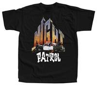 drdSED66DD Night Patrol V1 Jackie Kong Film Movie Poster 1984 T-Shirt Black M