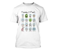 drdSED66DD Today I Feel T Shirt White M