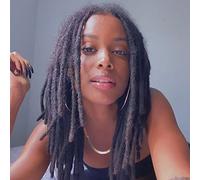 Dreadlock - Extensiones de cabello humano real, 12 pulgadas, 0,4 cm de grosor, 40 hebras, color negro natural, para mujeres, hombres y niños, hechas a mano, permanentes, se pueden teñir y decolorar