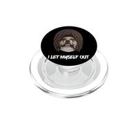 Dreadlocks de Bulldog: me dejé Salir rastas Negras africanas PopSockets PopGrip para MagSafe