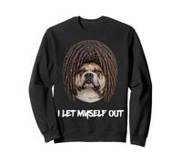 Dreadlocks de Bulldog: me dejé Salir rastas Negras africanas Sudadera