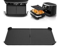 Dreaku Grille Anti Projection pour Air Fryer Ninja 10,4 L AF500EU, Anti Eclaboussure Silicone Accessoires Compatible Avec Air Fryer Ninja Foodi 10,4 L, Reusable Air Fryer Accessoires