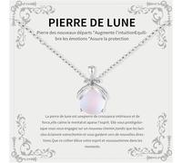 Dreaku Regalo para Mujer Collar, Collar de Piedra de Luna para Mujer, Idea Original para Mujeres Aniversario Collar para Hija, Madre, Hermana, Amiga, Adolescente