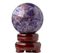 Dream Amethyst Crystal Ball Ornaments ore Amethyst Ball Home Porch Seven Star Array feng Shui Ornaments,70-75mm