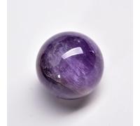 Dream Amethyst Crystal Ball,Small Crystals Sphere Prop Ornament for Feng Shui Divination Fortune Telling Tabletop Home Office Desk Decor,50mm