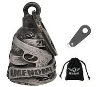 Dream Apparel Campana de motocicleta para motociclista, accesorios pesados de campana fantasma y llavero para la buena suerte