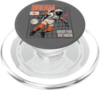 Dream Astronaut Flotante Luna Espacial Retro Gráfico PopSockets PopGrip para MagSafe