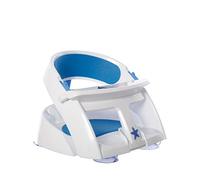 Dream Baby F661 Silla de Baño plegable, acolchada y con indicador de calor, blanco y azul