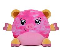 Dream Beams - Lindo peluche de peluche con diseño de cerdo, brillante en la oscuridad, lavable, a partir de 0 años (18 cm, Mia (cerdo)