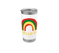 Dream Big Juneteenth Rainbow Black Niños Niños Niñas Vaso térmico de acero inoxidable de doble pared