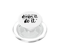 Dream Big Positive Mindset Tipografía Arte PopSockets PopGrip para MagSafe