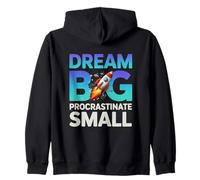 Dream Big Procrastinate Small Sudadera con Capucha