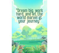 Dream Big, Work Hard - A Stylish Squared Notebook for Every Occasion (100 Pages): To capture all your thoughts, ideas, and plans