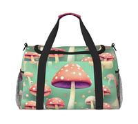 Dream - Bolsa de lona con estampado de hongos para viajes, fin de semana, bolsa de deporte para gimnasio, para hombres y mujeres