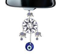 Dream Catcher Good Luck, Sunflower Moon Star Automotive Blue Eye Charm Decor, Aesthetic Art Lucky Ornament for Nursery Room Dormitory Living Room Car Interior, Unique Home Decor Items