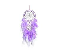 Dream Catcher Purple Large Dreamcatcher Feather Movable Wall Hanging Decor for Girls and Women Bedroom Dorm Decor Home Decor Craft Gift