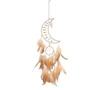 Dream Catchers, Crescent Star Dream Catcher, Feathers Dream Catcher, Wedding Dream Catcher, Boho Ceiling Decor, Elegant Feather Dream Catcher for Car, Bedroom, and Ceiling Boho Decor