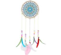 Dream Catchers, Kit de Dream Catcher de Pintura de Bricolaje, Kit de Captura de Sueños para Niños, Capture Dreams with Handmade Feathers, Used for Home and Garden Decoration