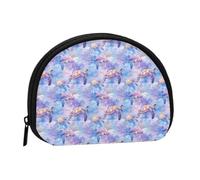 Dream Color - Monedero con estampado de tortuga, mini monederos para mujer, bonito monedero pequeño