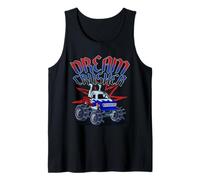 Dream Crusher Red White and Blue USA Monster Truck Camiseta sin Mangas