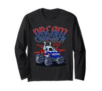 Dream Crusher Red White and Blue USA Monster Truck Manga Larga