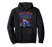 Dream Crusher Red White and Blue USA Monster Truck Sudadera con Capucha