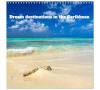 Dream destinations in the Caribbean (Wall Calendar 2026 12" x 24" / 30 x 60 cm (Open)) CALVENDO 12 Month Wall Calendar