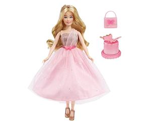 Dream Ella MGA's Let's Celebrate Doll - Aria - Muñeca de Moda Rubia de 29 cm con Confeti de Mariposas con Purpurina Rosa y Dorada - Incluye 5 Accesorios - Edad: 4+ años.