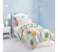 dream FACTORY Ropa de Cama de Microfibra súper Suave fácil de Lavar, poliéster, Rosa piña, Individual