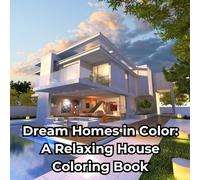 Dream Homes in Color: A Relaxing House Coloring Book: Bring Your Dream Home to Life with Color and Creativity