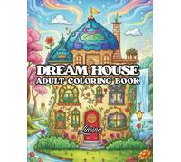 DREAM HOUSE: Beautiful Fantasy Houses and Fairytale Architecture for Adult Coloring Relaxation