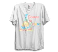 Dream in Colour Butterfly Rainbow - Camiseta unisex brillante y colorida - Camiseta gráfica positiva inspirada en el orgullo, blanco, 7 Años