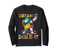 Dream It Build It Funny Blocks Bricks Toy Master Builder Manga Larga