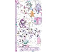 Dream It To Life: Holiday Magic Notebook: A Pink & Purple Glitter Christmas Notebook Filled with Festive Fun, Creativity & Holiday Cheer