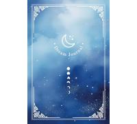Dream Journal: A Guided Companion for Sleep to Help Record, Track, Reflect, and Interpret Dreams - Daily Use for Women, Men & Children, Compact, 6" x ... Notebook, Ruled - Celestial Blue Theme