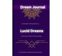 Dream Journal Lucid Dreams - Guided Dream Diary for Women, Men & Kids - Dream Notebook - Log Book for Dream Journaling