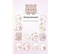 DREAM JOURNAL NOTEBOOK: Diary with guided prompts designed to record your thoughts, and interpretations for daily dreaming/Ideal gift for men, women, girls, kids/purple cat theme
