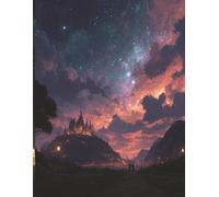 Dream Journal with Mystical Design, Lined and Aesthetic Notebook for Nighttime Reflections & Personal Growth: Filled with Intentional and Thoughtful Prompts, Questions, and Reflections (8x11)