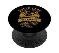 Dream Lake Rocky Mountain National Park Diseño Desgastado PopSockets PopGrip Adhesivo