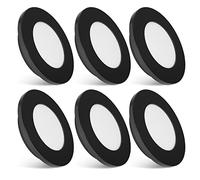 Dream Lighting Foco LED 12v Negro para Camper, 2W Luz Fría 6000K IP44 Corte Φ54mm, Luz Empotrada Techo para Caravana Autocaravana Barco Camper Furgoneta Camión Paquete de 6