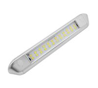 Dream Lighting Luz Exterior LED para Autocaravana Caravana Camper IP66 Impermeable Tira LED 12v para Toldo Plata Lampara de Pared Exterior 25cm Blanco Frío 5,1W 350LM