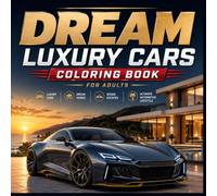 Dream Luxury Cars Coloring Book for Adults: Luxury Performance Cars, Dream Homes, Scenic Escapes & Luxury Automotive Lifestyle Scenes