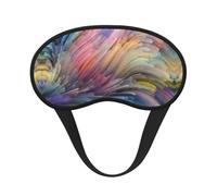 Dream - Máscara de ojos colorida con borde negro, con buen efecto de sombreado, es una opción ideal para viajes, meditación, etc