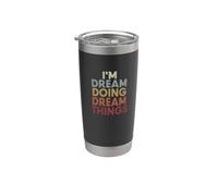 Dream Name Dream Personalized Name First Given Vaso térmico de acero inoxidable de doble pared