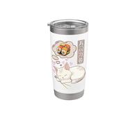 Dream of Sushi Japonés Kawaii Anime Kitty Cat Lover Neko Vaso térmico de acero inoxidable de doble pared
